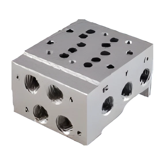 SS5Y5-41-01 ISO 5-2 TİP VALF PLATE (SY51 SERİSİ) BİRLİ MANİFOLT