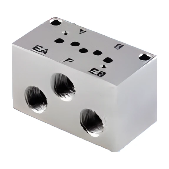 SS5Y3-41-01 ISO 5-2 TİP VALF PLATE (SY31 SERİSİ) BİRLİ MANİFOLT