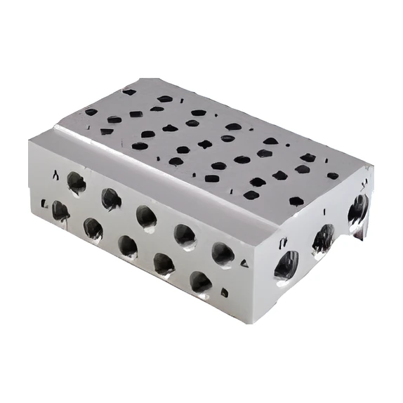 SS5Y7-41-03 ISO 5-2 TİP VALF PLATE (SY71 SERİSİ) ÜÇLÜ MANİFOLT